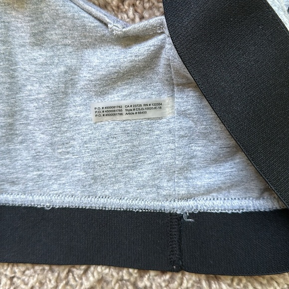 Aritzia TNA Sports Bra Gray and Black - Picture 5 of 5